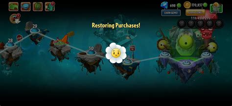 pvz2 stuck on restoring purchases|Restore purchases .